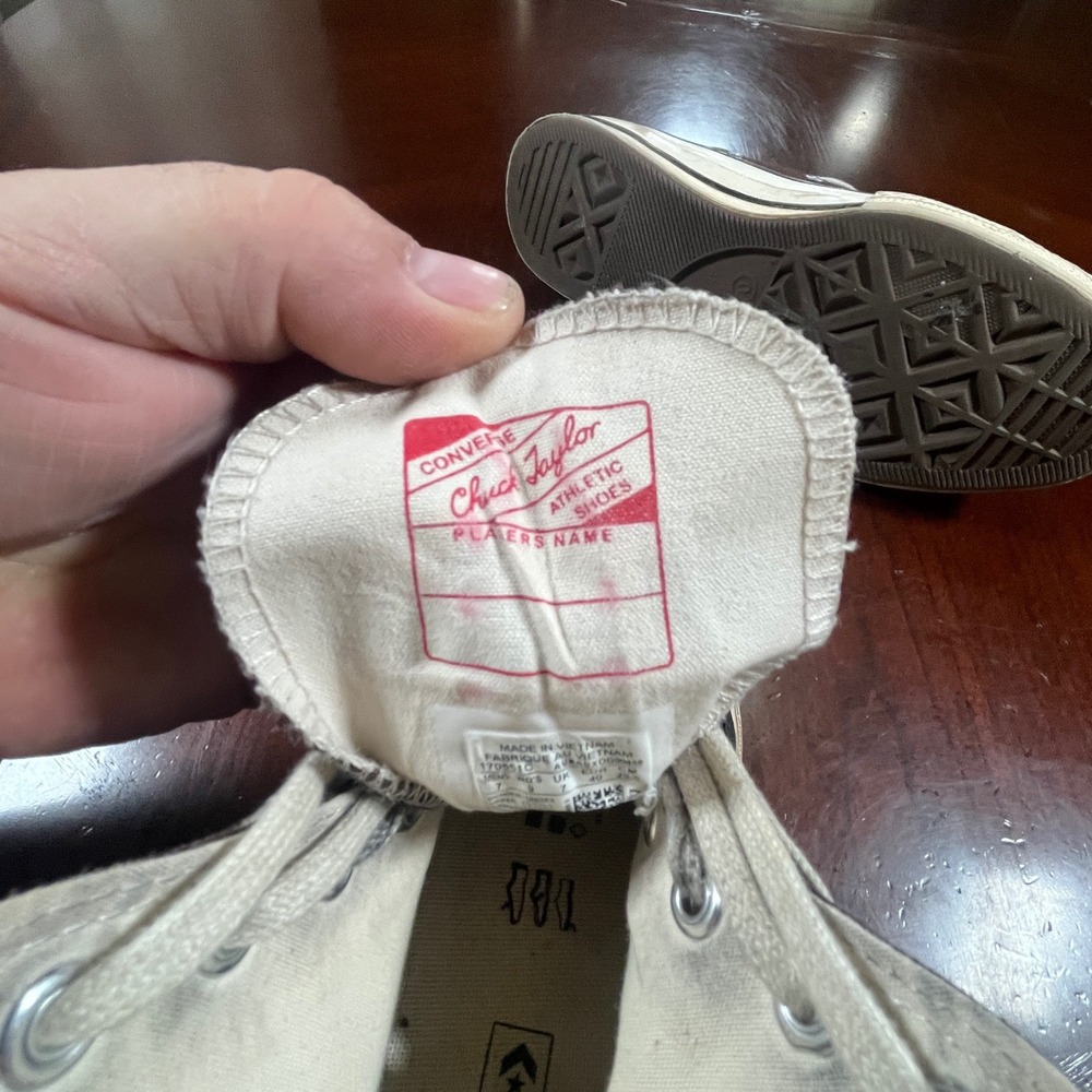 Converse Chuck Taylor All Star 70 High Top Brown Canvas Sneakers 170551C Mens 7 - Picture 12 of 14